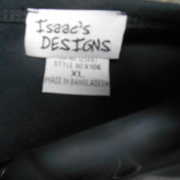 Isaac’s Designs black rhinestone top XL - Picture 3 of 3